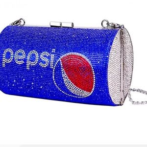 Pepsi cross body clutch